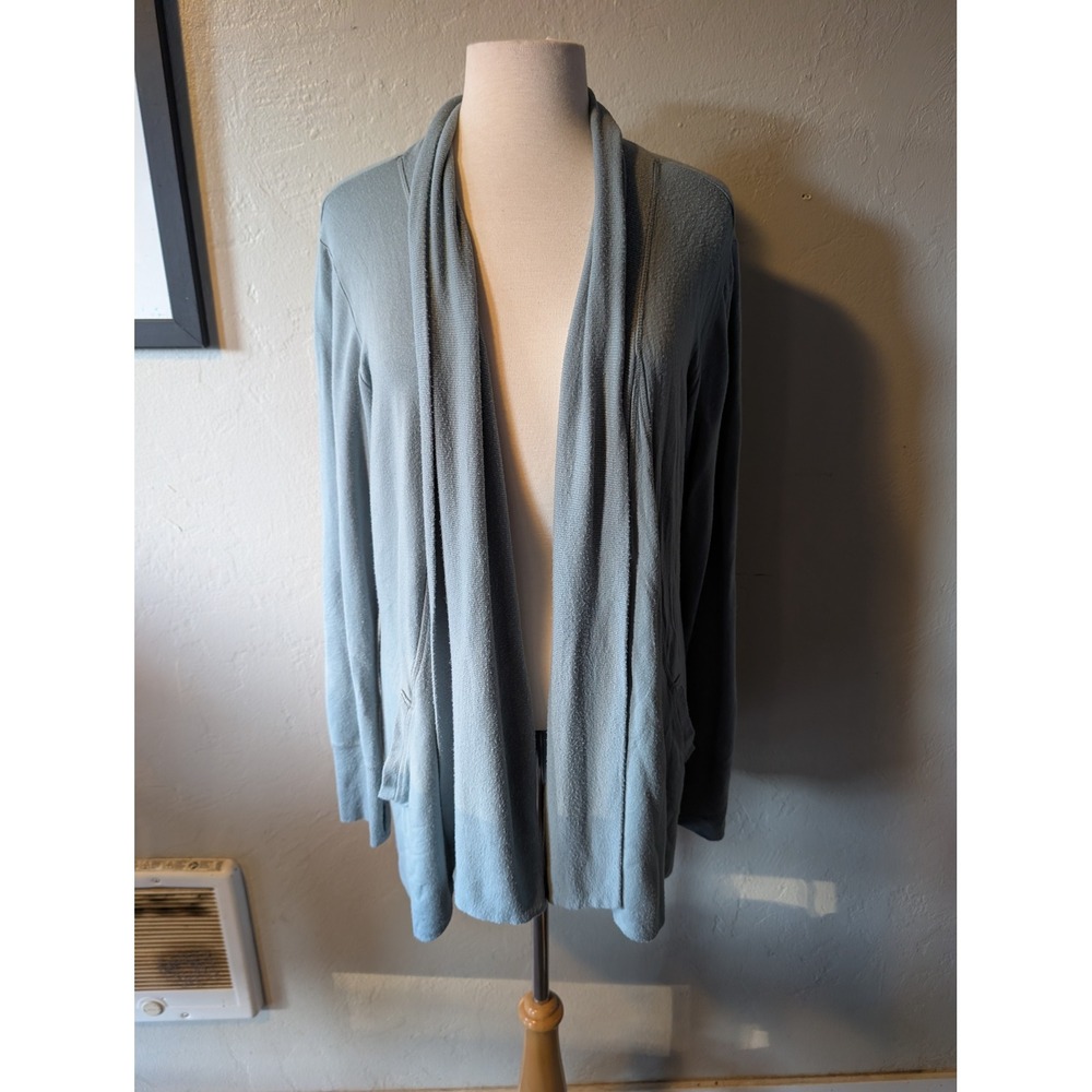 Athleta womens open front long length‎ cardigan size L